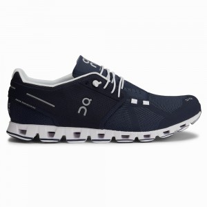 Adidasi Alergare Rutiera On Cloud Barbati Bleumarin Albi | 039458-GKZ