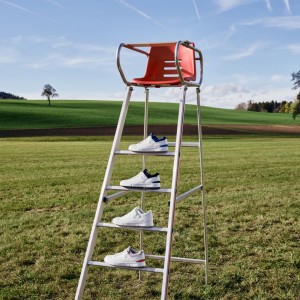 Adidasi Tenis On THE ROGER Advantage Dama Albi Roz | 428973-LTN