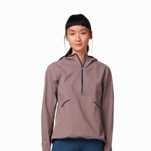 Geaca On Waterproof Anorak Dama Violet | 237698-HWM