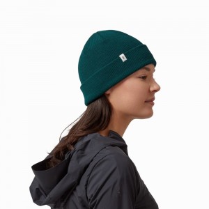 Palarie On Merino Beanie Barbati Verzi | 815279-THC