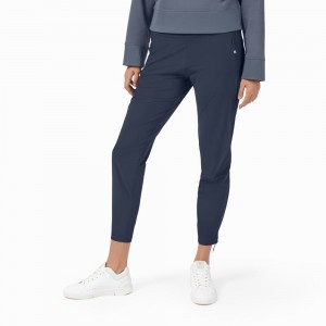 Pantaloni De Alergare On Lightweight Dama Bleumarin | 124698-NCL