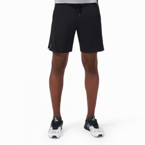 Pantaloni Scurți De Alergare On Hybrid Barbati Negrii | 130594-JQS