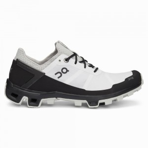 Pantofi Alergare Trail On Cloudventure Peak Dama Albi Negrii | 143625-UAO